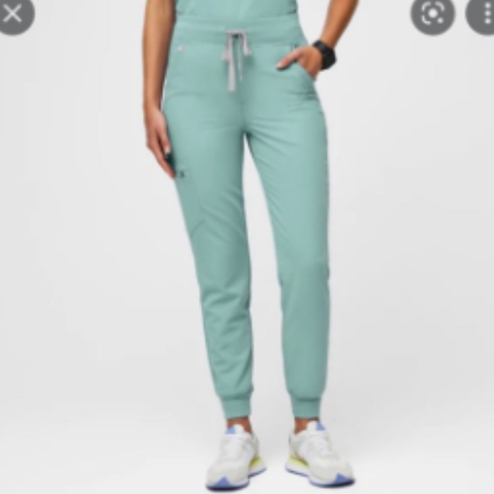 LIMITED EDITION | Figs Seaglass Zamora Jogger Scrub Pants, size: XS